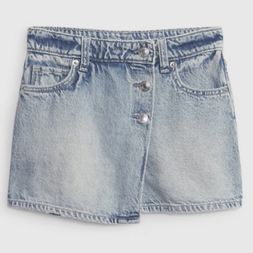 GAP Kids Denim Skort with Washwell